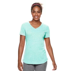 Women's Tek Gear® Essential Short Sleeve Tee -Tek Gear store 3090387 Aqua Crystal