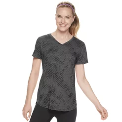 Women's Tek Gear® Essential Burnout Tee 95 Women's Tek Gear® Essential Burnout Tee -Tek Gear store 3090912 Burnout Black Gray