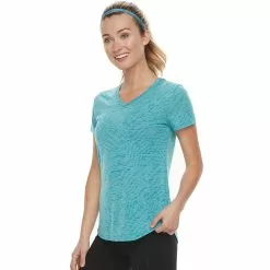 Women's Tek Gear® Essential Burnout Tee 82 Women's Tek Gear® Essential Burnout Tee -Tek Gear store 3090912 Burnout Teal