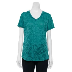 Women's Tek Gear® Essential Burnout Tee 124 Women's Tek Gear® Essential Burnout Tee -Tek Gear store 3090912 Green Burnout