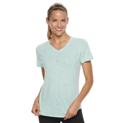 Women's Tek Gear® Essential Burnout Tee 115 Women's Tek Gear® Essential Burnout Tee -Tek Gear store 3090912 Marble Palm Waters
