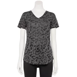 Women's Tek Gear® Essential Burnout Tee 79 Women's Tek Gear® Essential Burnout Tee -Tek Gear store 3090912 New Black Burnout