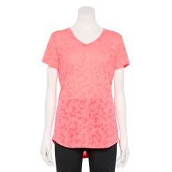 Women's Tek Gear® Essential Burnout Tee 77 Women's Tek Gear® Essential Burnout Tee -Tek Gear store 3090912 Pink Burnout