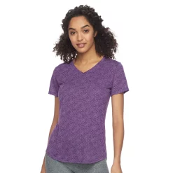 Women's Tek Gear® Essential Burnout Tee 111 Women's Tek Gear® Essential Burnout Tee -Tek Gear store 3090912 Texture Purple
