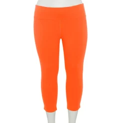 Plus Size Tek Gear® Essential High-Waisted Capri Leggings 14 Plus Size Tek Gear® Essential High-Waisted Capri Leggings -Tek Gear store 4215123 Endless Lava