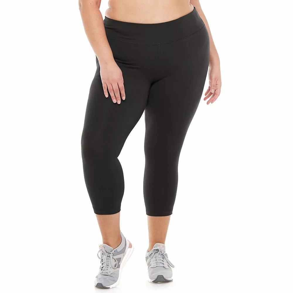 Plus Size Tek Gear® Essential High-Waisted Capri Leggings 1 Plus Size Tek Gear® Essential High-Waisted Capri Leggings