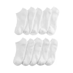 Women's Tek Gear® 10-pack Basic No Show Socks -Tek Gear store 4276796 White