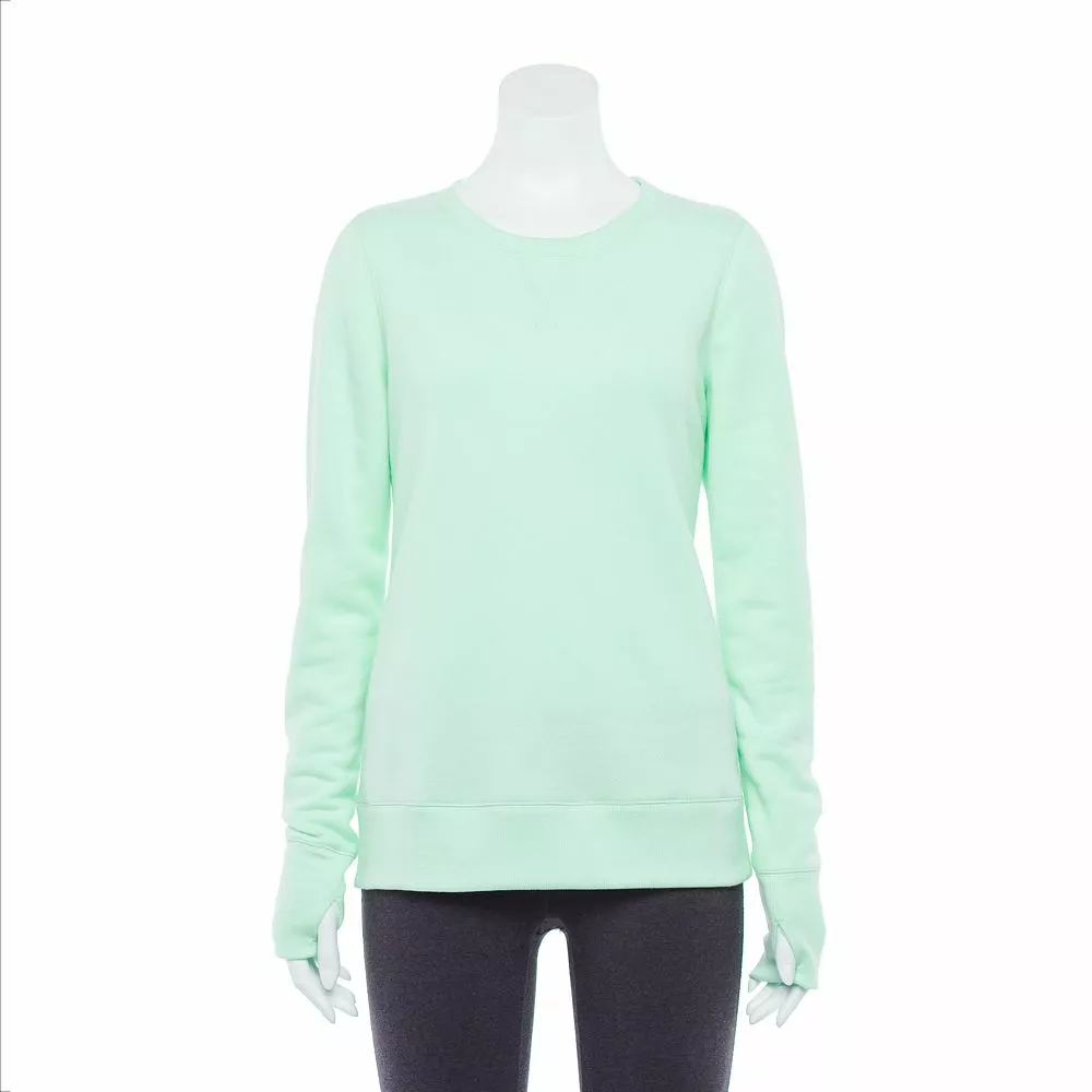 Women's Tek Gear® Ultrasoft Fleece Crewneck Sweatshirt 2 Women's Tek Gear® Ultrasoft Fleece Crewneck Sweatshirt - Image 2