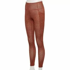 Women's Tek Gear® High-Waisted Pocket Leggings -Tek Gear store 4490797 Brown Cheetah