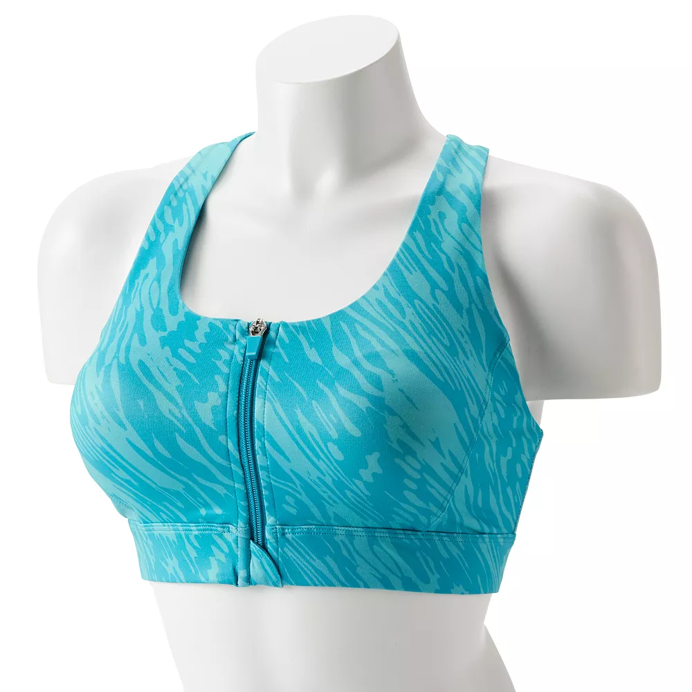 Tek Gear® Zip-Front Medium-Impact Sports Bra 14 Tek Gear® Zip-Front Medium-Impact Sports Bra - Image 14
