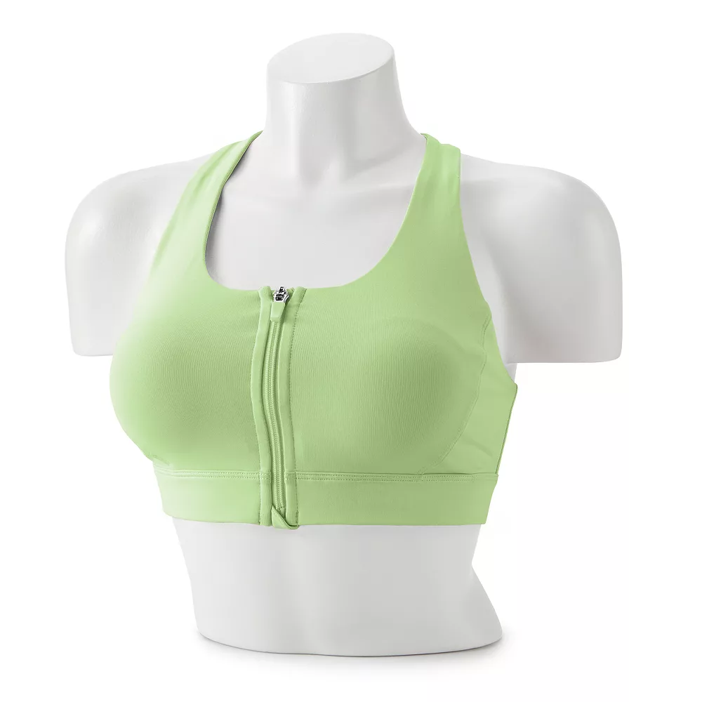 Tek Gear® Zip-Front Medium-Impact Sports Bra 4 Tek Gear® Zip-Front Medium-Impact Sports Bra - Image 4