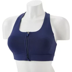 Tek Gear® Zip-Front Medium-Impact Sports Bra 41 Tek Gear® Zip-Front Medium-Impact Sports Bra -Tek Gear store 4657353 Chandler Navy