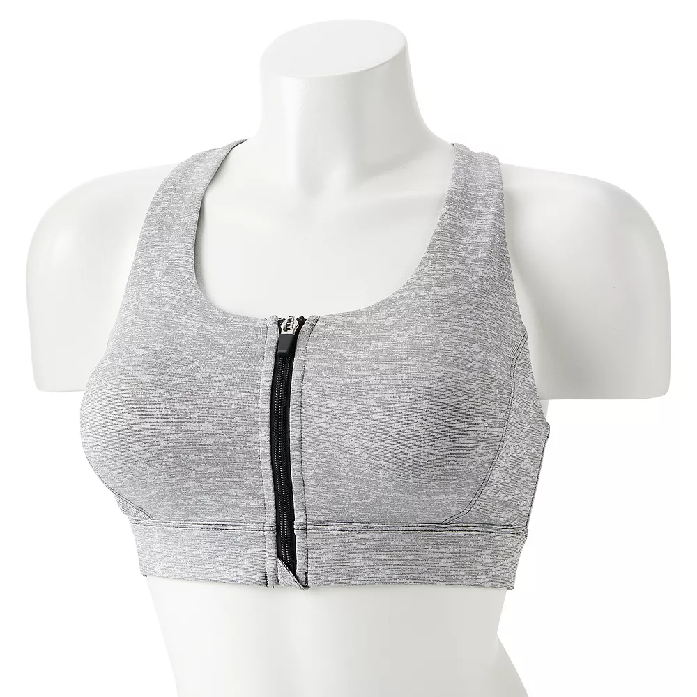 Tek Gear® Zip-Front Medium-Impact Sports Bra 6 Tek Gear® Zip-Front Medium-Impact Sports Bra - Image 6