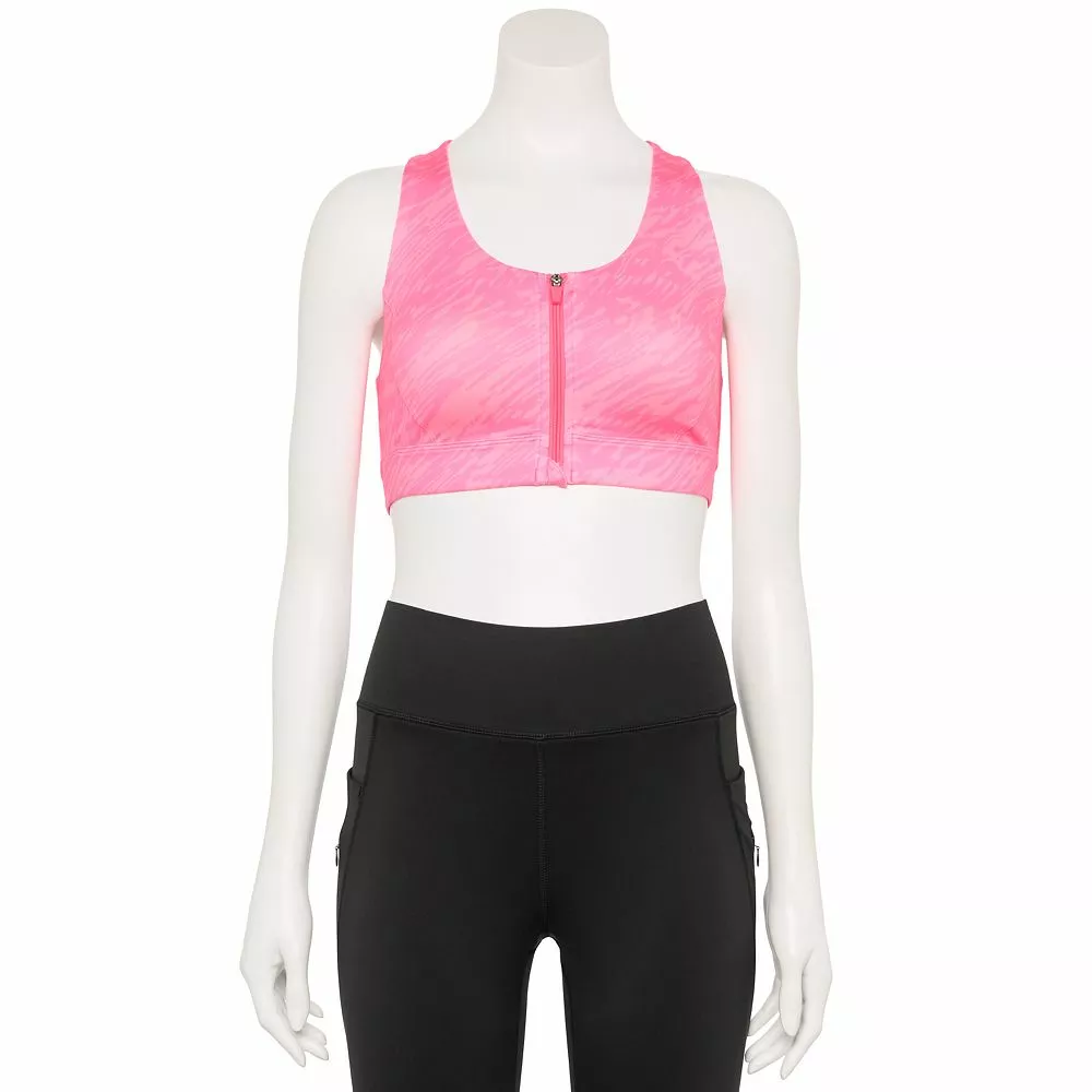 Tek Gear® Zip-Front Medium-Impact Sports Bra 9 Tek Gear® Zip-Front Medium-Impact Sports Bra - Image 9
