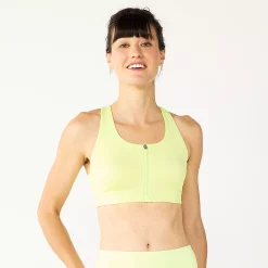 Tek Gear® Zip-Front Medium-Impact Sports Bra 33 Tek Gear® Zip-Front Medium-Impact Sports Bra -Tek Gear store 4657353 Real Lemon