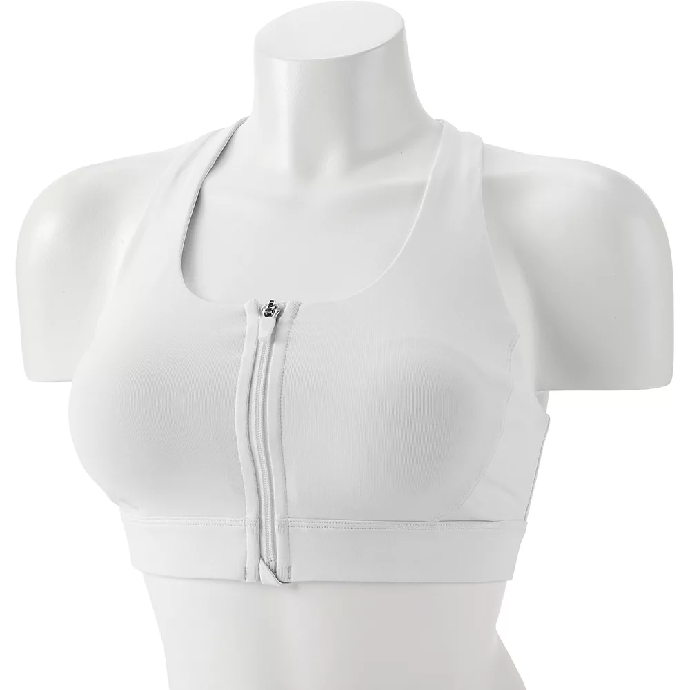 Tek Gear® Zip-Front Medium-Impact Sports Bra 1 Tek Gear® Zip-Front Medium-Impact Sports Bra
