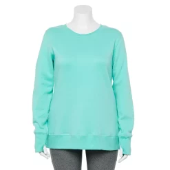 Plus Size Tek Gear® Ultrasoft Fleece Crewneck Sweatshirt -Tek Gear store 5000133 Aruba Bay