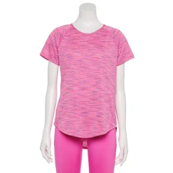 Women's Tek Gear® Performance Core Crewneck Tee -Tek Gear store 5015168 Pink Spacedye