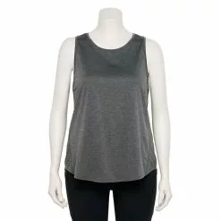Plus Size Tek Gear® Performance Core Tank -Tek Gear store 5025837 Charcoal