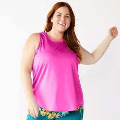 Plus Size Tek Gear® Performance Core Tank -Tek Gear store 5025837 Fuchsia Cashmere