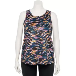 Plus Size Tek Gear® Performance Core Tank -Tek Gear store 5025837 Painted Waves