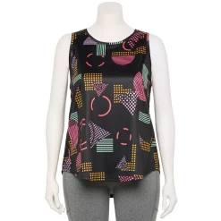 Plus Size Tek Gear® Performance Core Tank -Tek Gear store 5025837 Retro Shapes