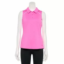 Women's Tek Gear® Sleeveless Golf Polo -Tek Gear store 5068427 Pink Trillion