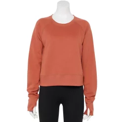 Women's Tek Gear® Ultrasoft Fleece Oversized Sweatshirt -Tek Gear store 5128574 Inspire Mauve