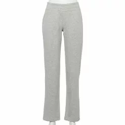 Women's Tek Gear® Ultrasoft Fleece Straight-Leg Pants 11 Women's Tek Gear® Ultrasoft Fleece Straight-Leg Pants -Tek Gear store 5128750 Gray Heather
