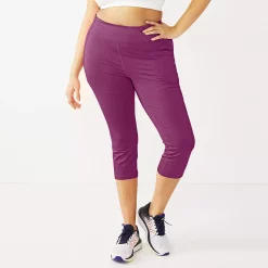 Plus Size Tek Gear® Pocket High-Waisted Capri Leggings 25 Plus Size Tek Gear® Pocket High-Waisted Capri Leggings -Tek Gear store 5182885 Ravishing Orchid