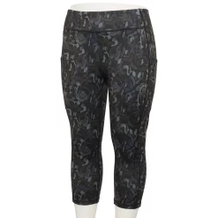 Plus Size Tek Gear® Pocket High-Waisted Capri Leggings 24 Plus Size Tek Gear® Pocket High-Waisted Capri Leggings -Tek Gear store 5182885 Slate Shapes