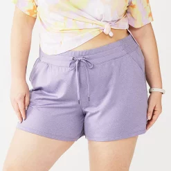 Plus Size Tek Gear® Weekend French Terry Shorts -Tek Gear store 5230775 Grape Yard