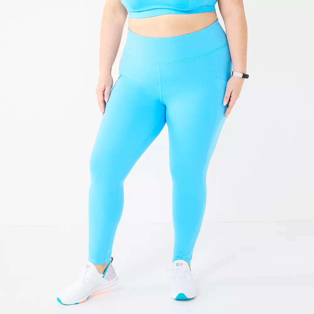 Plus Size Tek Gear® Core High-Waisted Running Leggings 2 Plus Size Tek Gear® Core High-Waisted Running Leggings - Image 2