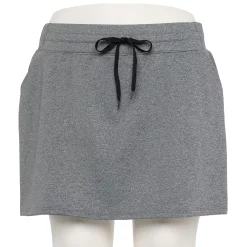 Plus Size Tek Gear® Weekend French Terry Skort -Tek Gear store 5231776 Charcoal