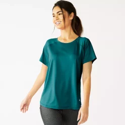 Women's Tek Gear® Core Crewneck Tee -Tek Gear store 5232488 Night Life Teal