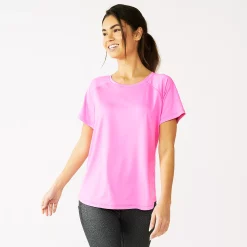 Women's Tek Gear® Core Crewneck Tee -Tek Gear store 5232488 Pink Trillion