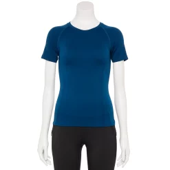 Women's Tek Gear® Seamless Short Sleeve Tee -Tek Gear store 5232491 Blue Crayon