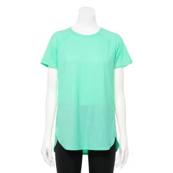 Women's Tek Gear® High Slit Tunic Tee -Tek Gear store 5232496 Shy Green