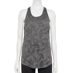 Women's Tek Gear® Racerback Tank -Tek Gear store 5232771 Black Burnout