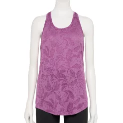 Women's Tek Gear® Racerback Tank -Tek Gear store 5232771 Orchid Burnout