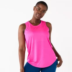 Petite Tek Gear® Core Crewneck Tank 14 Petite Tek Gear® Core Crewneck Tank -Tek Gear store 5236238 Fuchsia Cashmere