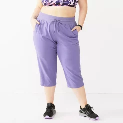 Plus Size Tek Gear® Essential Straight-Leg Capris 11 Plus Size Tek Gear® Essential Straight-Leg Capris -Tek Gear store 5242843 Grape Yard