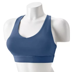 Tek Gear® Core Medium-Impact V-Neck Sports Bra -Tek Gear store 5256799 Finley Blue