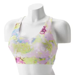 Tek Gear® Core Medium-Impact V-Neck Sports Bra -Tek Gear store 5256799 Lilac Swirled