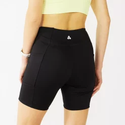 Women's Tek Gear® Core High-Waisted Bike Shorts -Tek Gear store 5259291 ALT