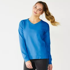 Women's Tek Gear® French Terry Sweatshirt -Tek Gear store 5260067 Beyond Blue