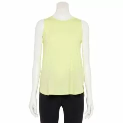 Women's Tek Gear® Easy High-Low Tank -Tek Gear store 5273656 Green Romantica