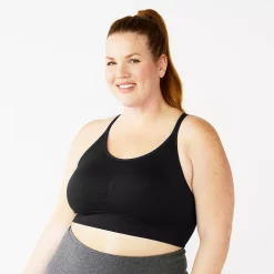 Plus Size Tek Gear® Seamless Low-Impact Sports Bra 11 Plus Size Tek Gear® Seamless Low-Impact Sports Bra -Tek Gear store 5282906 Black