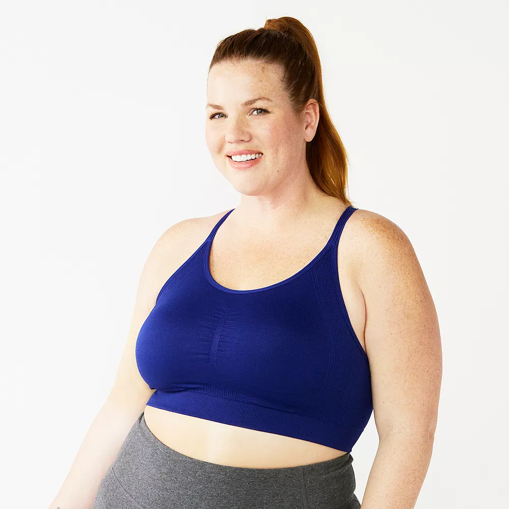 Plus Size Tek Gear® Seamless Low-Impact Sports Bra 5 Plus Size Tek Gear® Seamless Low-Impact Sports Bra - Image 5