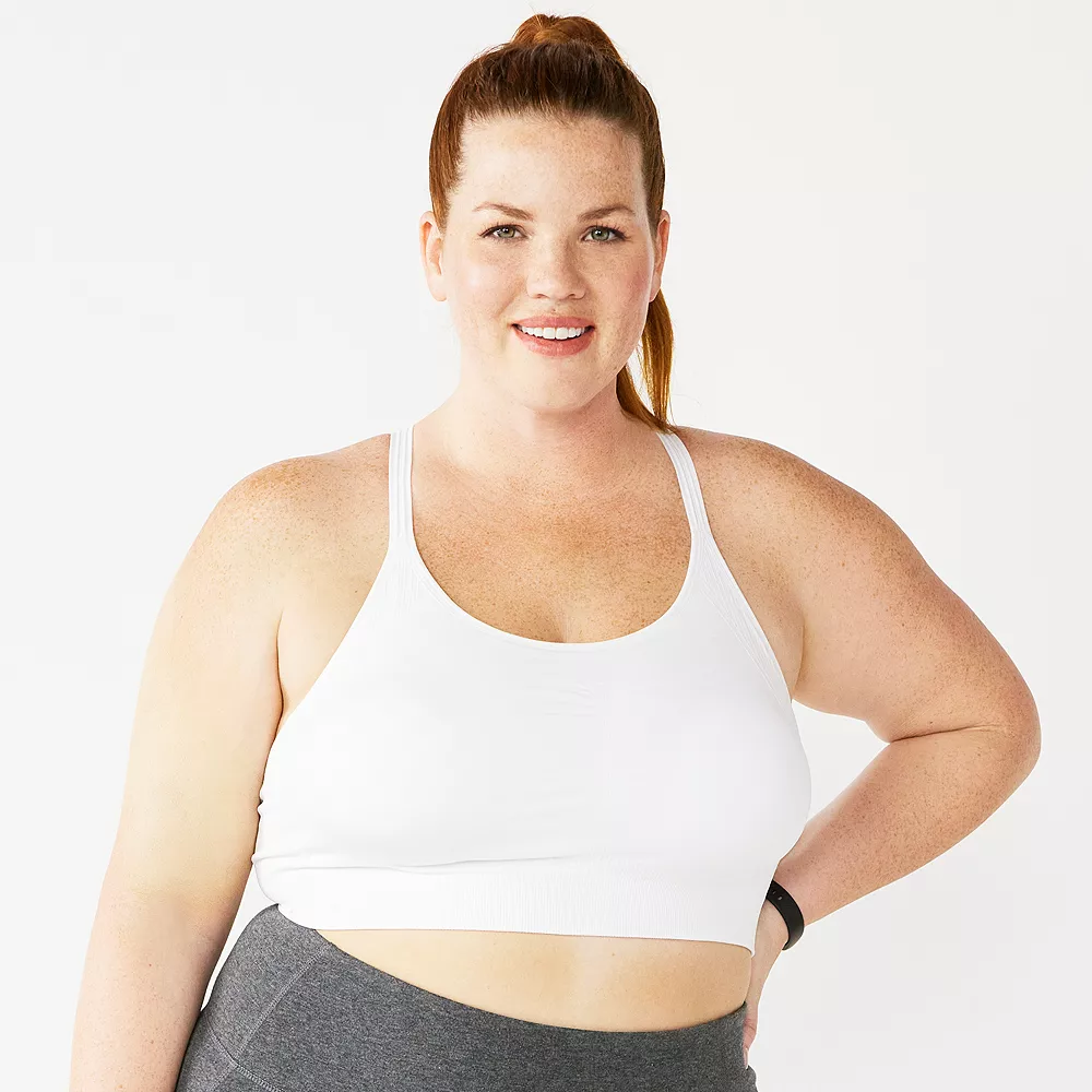 Plus Size Tek Gear® Seamless Low-Impact Sports Bra 6 Plus Size Tek Gear® Seamless Low-Impact Sports Bra - Image 6